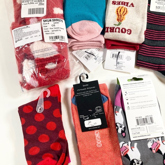 Mixed Lot of 7 Pairs of Women’s Socks - Picture 11 of 11